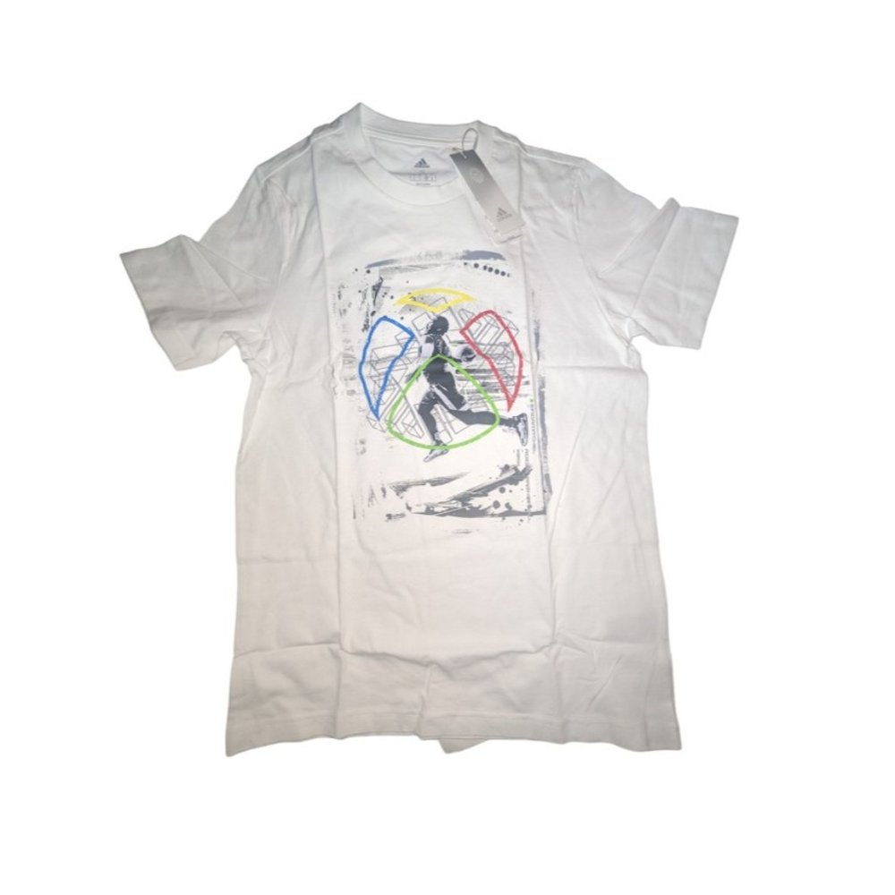 Adidas x Xbox Donovan Mitchell Men's White Small Short Sleeve T-Shirt New W Tags